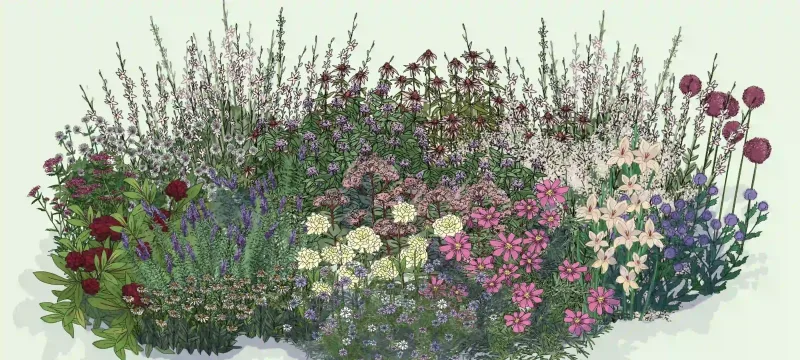 Un jardin fleuri pour des bouquets toute l'année